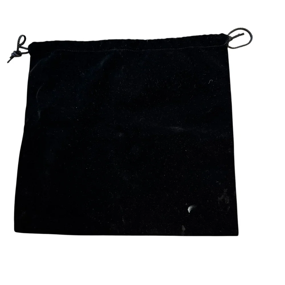 Island Shangri-La Shoe Shine Bag Velvet Drawstring Travel Storage Case Hong Kong